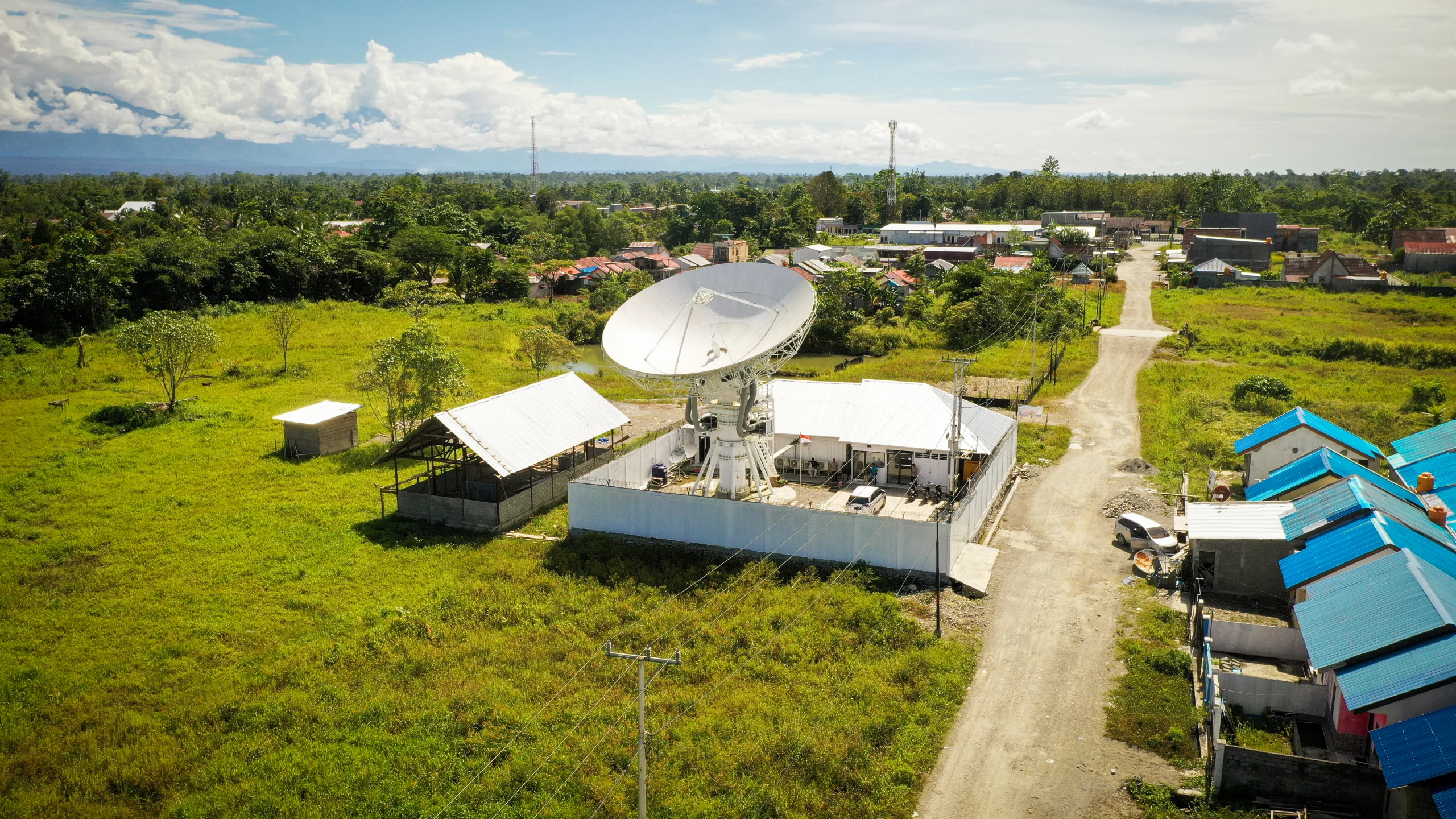 (ANTENA SATELIT GEO) Timika, Papua